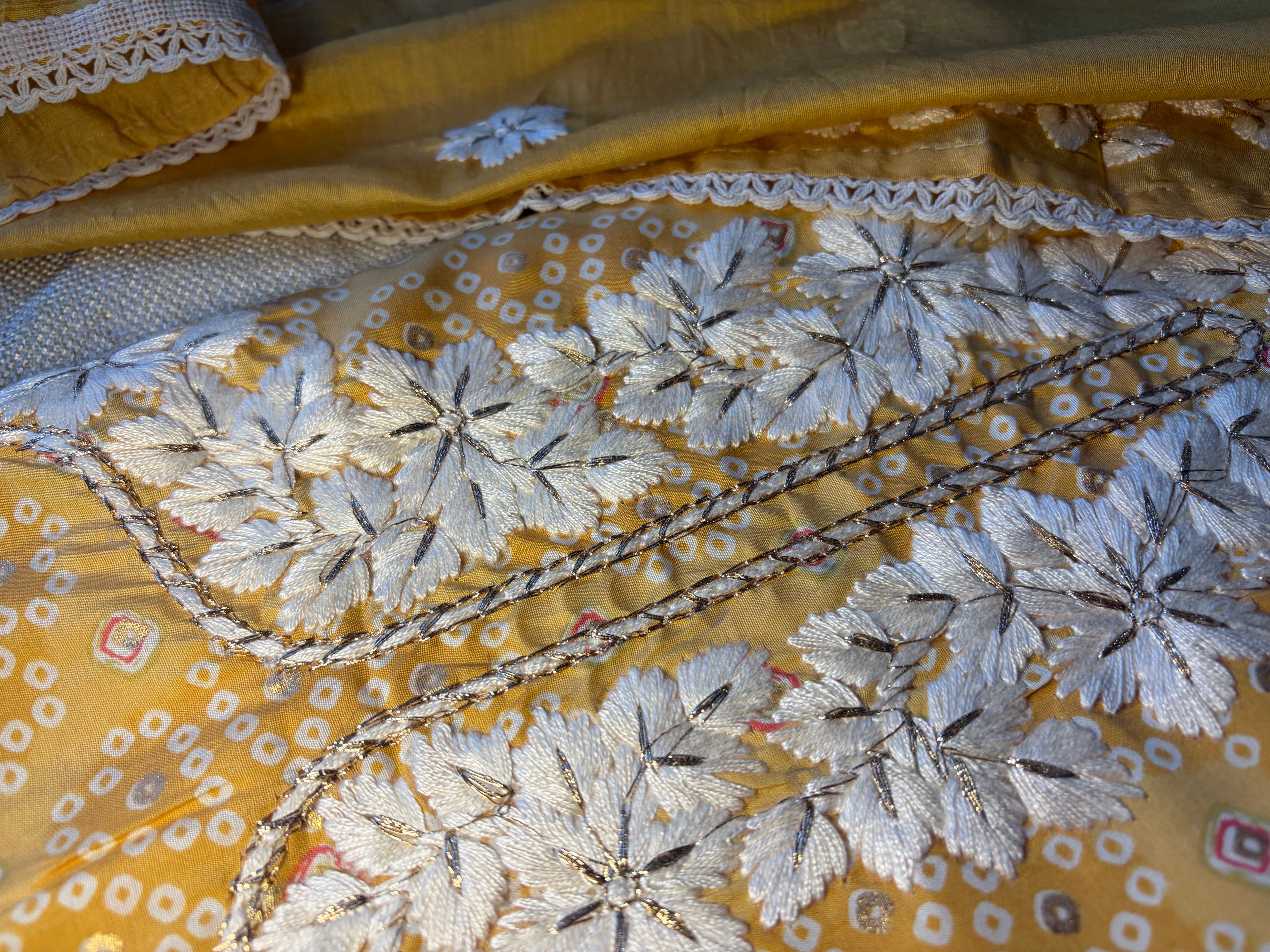 Sunkissed Mustard Chanderi Silk Suit Set