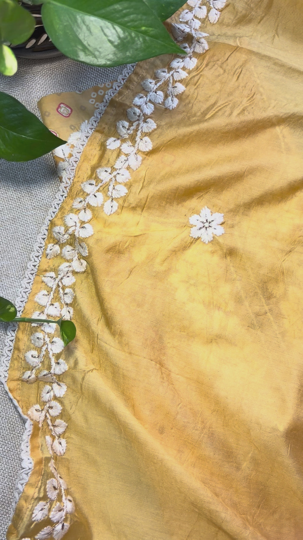 Sunkissed Mustard Chanderi Silk Suit Set